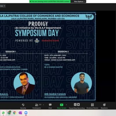 Prodigy(2021-2022) – 8th & 9th January 2022